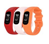 Huwokxix Watch Strap compatible with Garmin vivosmart 5,Adjustable Silicone Sports Wristband Replacement Band