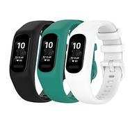 Huwokxix Watch Strap compatible with Garmin vivosmart 5,Adjustable Silicone Sports Wristband Replacement Band