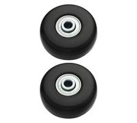 HUWOYG 1 Pair Luggage Suitcase Replacement Wheels with Metal Bearings Axles Screw Rubber Casters Trolley Case Deluxe Repair Tool for Suitcase Wheel Repair(40x18mm)