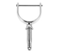 HUWOYG 2 Pcs 316 Stainless Steel Holder Clamp Paddle Ring Bracket for Row Boat Marine Accessories Hardware Replacement For Oars Rod