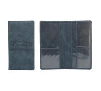 HUWOYG Car Registration Insurance Holder Driving License Cover Leather Auto Documents Drivers Storage Bag Credit Card for Passports(Blue)