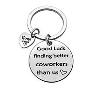 Huwujiu Colleague Leaving Gifts Good Luck Finding Better Coworkers Than Us Keyring Colleague Farewell Gifts Going Away Gifts New Job Gifts for Colleagues