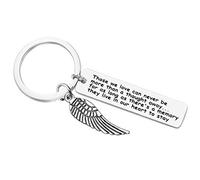 Huwujiu Memorial Keyring Gift Those We Love Can Never Be More Than A Thought Away Keyring Sympathy Gifts Keyring Remembrance Gifts Loss of Loved Gifts