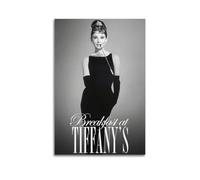 HUWYREWQRH Breakfast at Tiffany's Movie Posters Aesthetic Wall Art Decor Vintage Canvas Decorative Painting Poster for Living Room Bed Room 08x12inch(20x30cm) Unframe-style