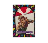 HUWYREWQRH Cyndi Lauper Posters Aesthetic Wall Art Decor Vintage Canvas Decorative Painting Poster for Living Room Bed Room 16x24inch(40x60cm) Unframe-style