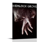 HUWYREWQRH Hemlock Grove Posters Aesthetic Wall Art Decor Vintage Canvas Decorative Painting Poster for Living Room Bed Room 16x24inch(40x60cm) Frame-style