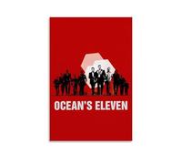 HUWYREWQRH Ocean's Eleven Posters Aesthetic Wall Art Decor Vintage Canvas Decorative Painting Poster for Living Room Bed Room 24x36inch(60x90cm) Unframe-style