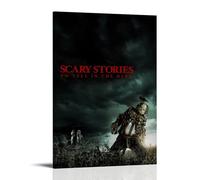 HUWYREWQRH Scary Stories to Tell in The Dark Posters Aesthetic Wall Art Decor Vintage Canvas Decorative Painting Poster for Living Room Bed Room 20x30inch(50x75cm) Frame-style