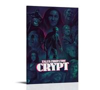 HUWYREWQRH Tales from The Crypt Posters Aesthetic Wall Art Decor Vintage Canvas Decorative Painting Poster for Living Room Bed Room 24x36inch(60x90cm) Frame-style