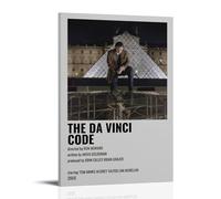 HUWYREWQRH The Da Vinci Code Posters Aesthetic Wall Art Decor Vintage Canvas Decorative Painting Poster for Living Room Bed Room 08x12inch(20x30cm) Frame-style