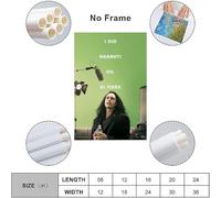 HUWYREWQRH The Disaster Artist Posters Aesthetic Wall Art Decor Vintage Canvas Decorative Painting Poster for Living Room Bed Room 16x24inch(40x60cm) Unframe-style