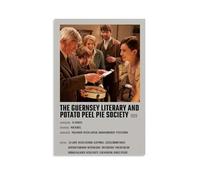 HUWYREWQRH The Guernsey Literary And Potato Peel Pie Society Posters Aesthetic Wall Art Decor Vintage Canvas Decorative Painting Poster for Living Room Bed Room 08x12inch(20x30cm) Unframe-style