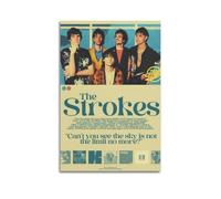 HUWYREWQRH The Strokes Posters Aesthetic Wall Art Decor Vintage Canvas Decorative Painting Poster for Living Room Bed Room 16x24inch(40x60cm) Unframe-style