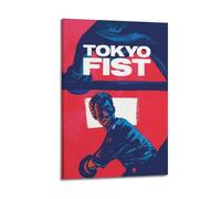 HUWYREWQRH Tokyo Fist Posters Aesthetic Wall Art Decor Vintage Canvas Decorative Painting Poster for Living Room Bed Room 20x30inch(50x75cm) Frame-style