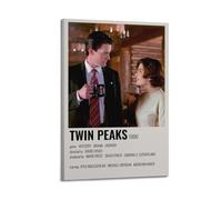 HUWYREWQRH Twin Peaks TV Series Posters Aesthetic Wall Art Decor Vintage Canvas Decorative Painting Poster for Living Room Bed Room 16x24inch(40x60cm) Frame-style