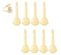 Huxibai 8 Pieces Anti-Bite Hamster Clips - Hamster Catcher With Long Handle - Safe And Easy Way To Handle Bad-Tempered Hamsters - Observe And Clean Bedding