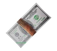 Huxibai Ancestor Money | 100 Pieces of US Dollar Infernal Banknotes | Realistic Fictive Coin for of Funerary Ritual Ancestors and Halloween