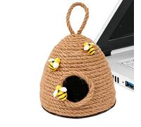 Huxibai Beehive Decoration | Woven Natural Aesthetic | Decoration Tiered Tray Stuff Honey - for Home Kitchen Bedroom Farm Office Table Shelf Spring Summer