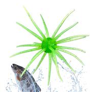 Huxibai Black Bass Fishing Lures - Realistic Sea Urchin Bait - Hedgehog Soft Lure for River, Trout, Saltwater, Catfish and Shore