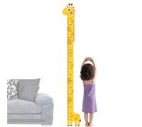 Huxibai Children's Height Meter for Wall | Growth Chart for with Measurement Card, Nursery Decoration Tavoy Measurement for Recording Children's Room Door