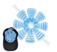 Huxibai Cooling Caps Inserts, Reusable Cold Compresses - Flexible Cooler Band for Construction Workers Travel Fishing and Cycling