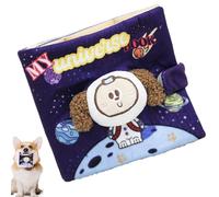 Huxibai Dog Squeaky Toy, Squeaky Toy for Dogs, Puppy Puzzle Book - Dog Squeaker Interactive Indestructible Pet Toy for Chewing Inside Chewing, the Yourself