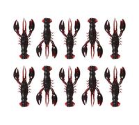 Huxibai Flexible Lures for De - Realistic Artificial River Bait with 10 Pieces | Flexible Lure with Realistic Hungable Design for Freshwater Saltwater Rivers Lakes Aquariums