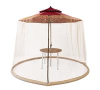Huxibai Garden Umbrella Net | Protective Garden Screen | Outdoor Mesh Protection with Zipper