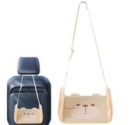 Huxibai Hammock Footrest,Adjustable Ergonomic Foot Rest | Hammock For Rear Seat Passenger Feet - For SUV RV Truck Child Elderly Driving Long Road Trip