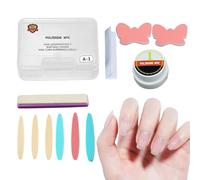 Huxibai Nail Polish and Shine Kit - Wax Polish and Buffer for Nails, Smoothing Manicure for Women Beginners Professionals Salon Bathroom Home