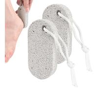 Huxibai Podica Stone - Foot Scrub - 2 Pieces Natural Pumice Softener for Women Men Adults Hands