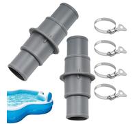 Huxibai Pool Hose Adapter Kit - Replacement Adapter for Pool Hoses - 2 Pieces 1.18 cm or 3.81 cm Connection for Water Sports Enthusiasts Owners