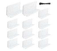 Huxibai Protectors for Under the Sofa - Blocker for Furniture Cats, 12 Pieces Easy Installation Cat Barrier for Living Room, Hotel, Home, Apartment Nursery