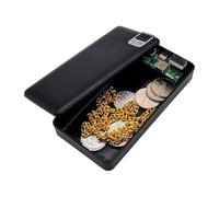 Huxibai Security Secret Charger | Discrete Travel Container - Hidden Storage Case for Travel with Cash Coin Key Documents Items