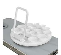 Huxibai Silicone Phone Holding Suction Cup, Great Adhesion and Grip for Phone Case - Non-Slip Device Holder with Base for Dashboard and Center Console