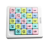 Huxibai Slide - Slide Number Game | Mind Challenge Educational Tool Family Entertainment for Teen Adults Classroom Travel Night Office Desk