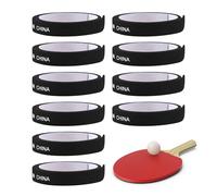 Huxibai Table Tennis Racket Edge Tape - 10 Pieces Side Tape for Pong Rackets, Sports Accessories with Strong Adhesive for Regular Matches and Competitions