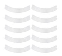 Huxibai Underbust Absorber, 10 Absorbent Inserts Under The Breast, Soft Anti-perspiration Sheath for Gym, Pilates, Yoga Fitness Training and Daily Use