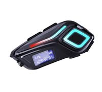 Huxibai Wireless Motorcycle Headset - Wireless Headset for Motorcycle Helmet | Waterproof FM Radio Function for Men Women Adults Couples Ride