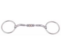 Huxlay Bros HB Loose Ring Comfort Snaffle Bit with Copper Inserts 4005 (5.0 inch)