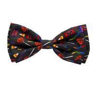 Huxley & Kent Bow Tie for Pets | Creepy Candy (Large) | Halloween Velcro Bow Tie Collar Attachment | Fun Bow Ties for Dogs & Cats | Cute, Comfortable, and Durable | H&K Bow Tie