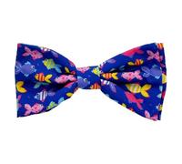 Huxley & Kent Bow Tie for Pets | Something Fishy (Small) | Spring Bow Tie Collar Attachment | Fun Collar Accessory for Dogs & Cats | Cute, Comfortable, and Durable | H&K