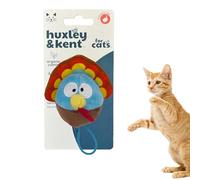 Huxley & Kent Flinger Plush Cat Toy - Fall Interactive Catnip Toy for Cats & Kittens - Soft with Crinkle & Catnip - Perfect for Flinging & Chasing - Turkey Flinger