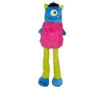 Huxley & Kent Funny Dog Toy w/Squeaker - Halloween Power Plush Squeaky Dog Toys for Small, Medium, Large Dogs - Soft Stuffed Animal for Indoor Play & Fetch - Lankies Gizmo Monster, One Size