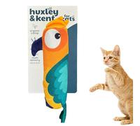Huxley & Kent Nipper Plush Cat Toy - Interactive Catnip Toy for Cats & Kittens - Burlap with Crinkle & Catnip - Perfect for Kicking & Chasing - Toucan Nipper
