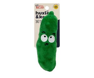 Huxley & Kent Tiny Tuff | Dell Pickle | Extra Tough Toy for Small Pups | Funny Dog Toy | Features Squeaker, Crinkle | Machine Washable