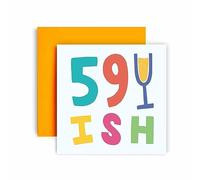 Huxters 60th Birthday Card for Her women - Funny Friend Birthday Cards for Auntie - Funny Birthday Warning Happy Birthday Card for Mum Sister - Sister in Law - Nana Nan Grandma Birthday - (60th)