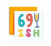 Huxters 70th Birthday Card for Her women - Funny Friend Birthday Cards for Auntie - Funny Birthday Warning Happy Birthday Card for Mum Sister - Sister in Law - Nana Nan Grandma Birthday - (70th)