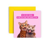 Huxters Birthday Cards for Her - Gifts for Women Friends - Little Gang Epic Moments sentimental quotes - mum sister auntie daughter - 14.8cm