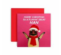 Huxters Christmas card - Xmas to a Flippin' Great Nan Xmas Cards (Nan)